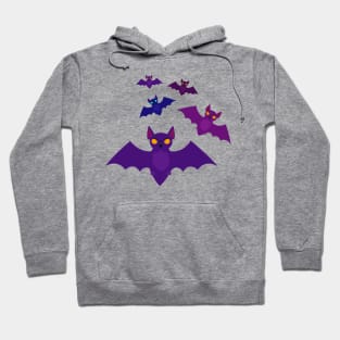 Halloween Black Bats Hoodie